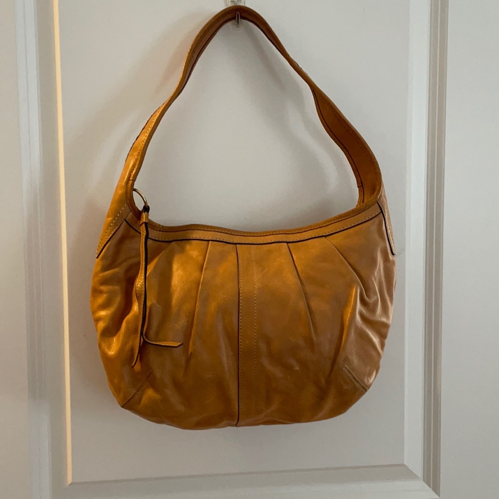 Tan Coach Hobo Bag